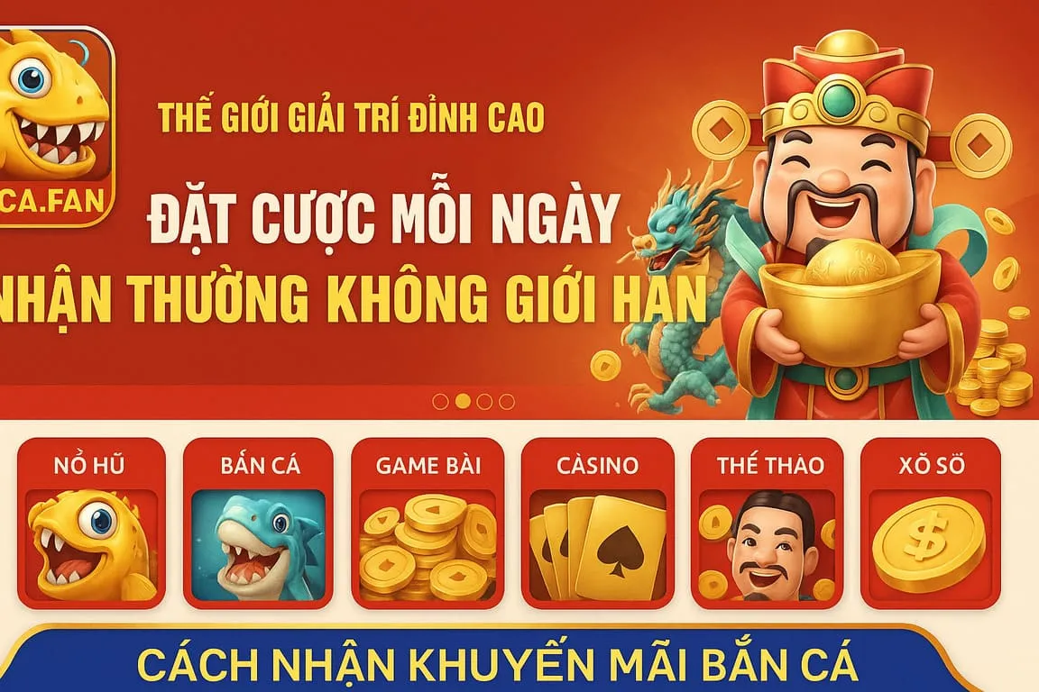 Bắn cá nhận thưởng lớn, khuyến mãi hấp dẫn cho người chơi