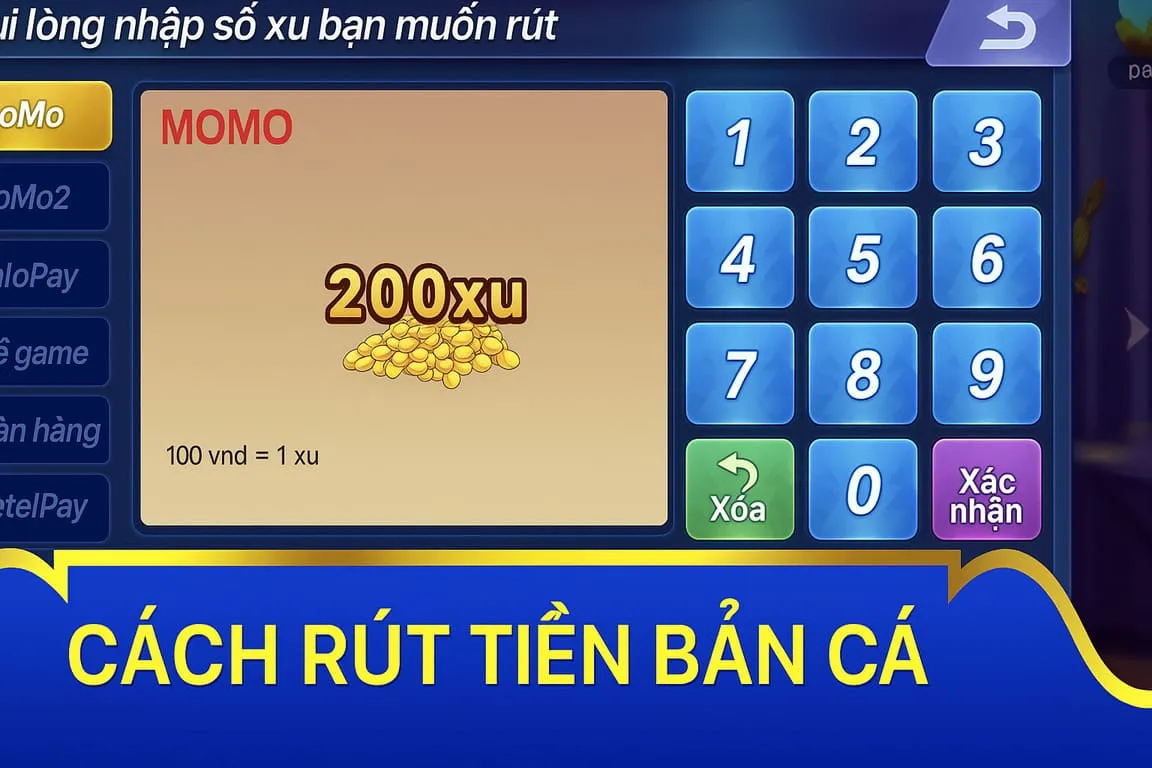 Hướng dẫn rút tiền từ game Bắn Cá nhanh chóng và an toàn